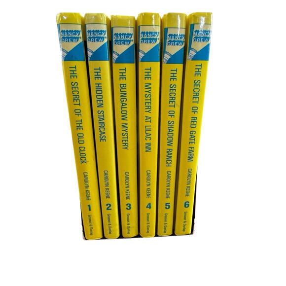 Nancy Drew 6 Book Starter Set By Carolyn Keene - Picture 1 of 6